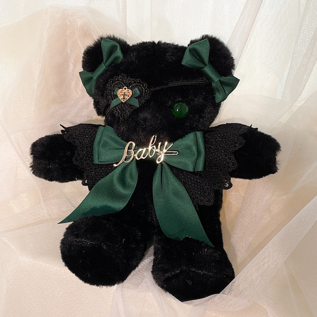 Evil One Eyed Black Sweetheart Bear