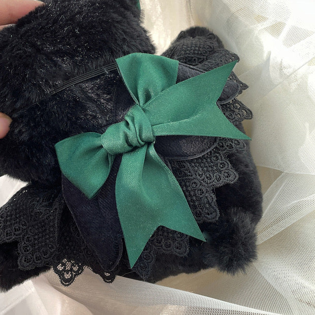 Evil One Eyed Black Sweetheart Bear
