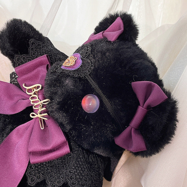 Evil One Eyed Black Sweetheart Bear