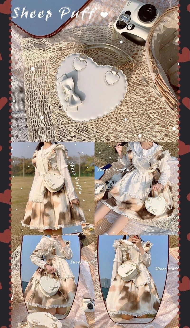 Biscuit Love Shaped Lolita Handbag