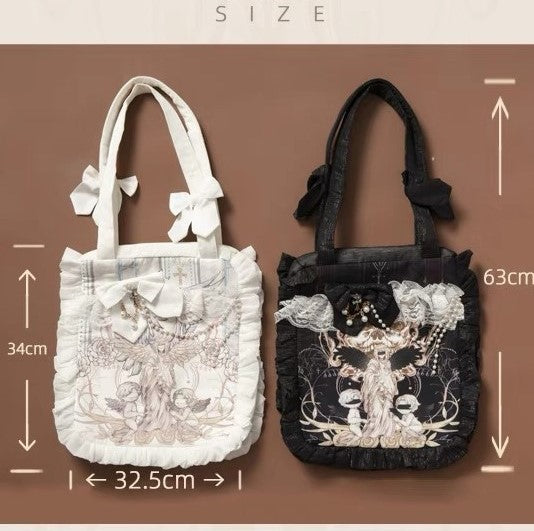 Reunion-World Printed Lolita Handbag