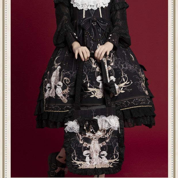 Reunion-World Printed Lolita Handbag