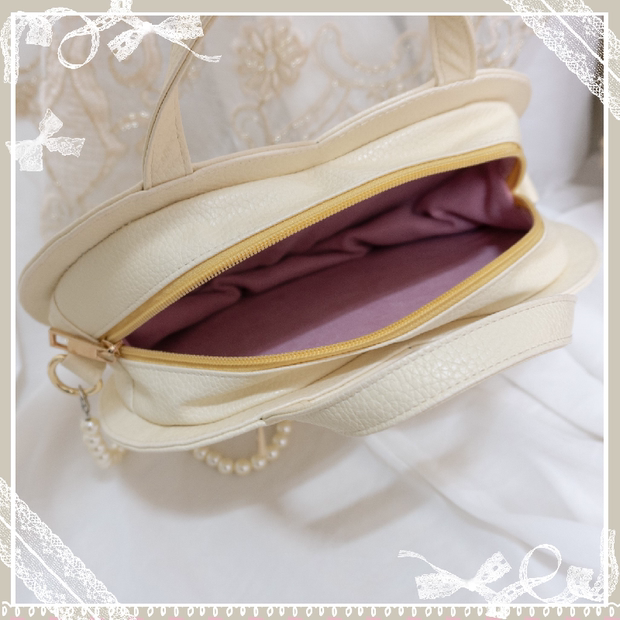 Rabbit Splashing Love Shaped Handbag/Corss-Body Bag