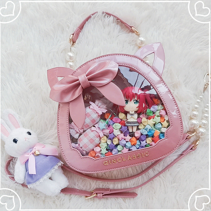 Transparent Lovely Candy Handbag/Cross-Body Bag