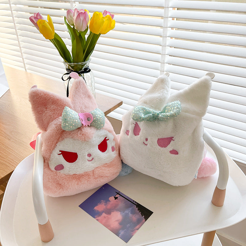 Cute Imp Cross-Body Plush Bag