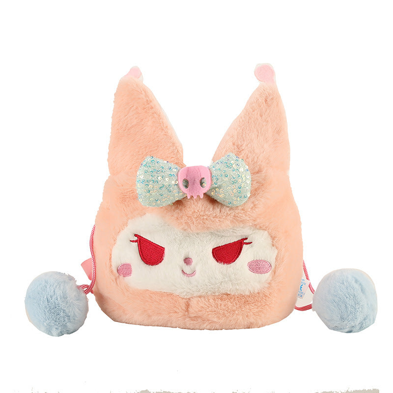 Cute Imp Cross-Body Plush Bag
