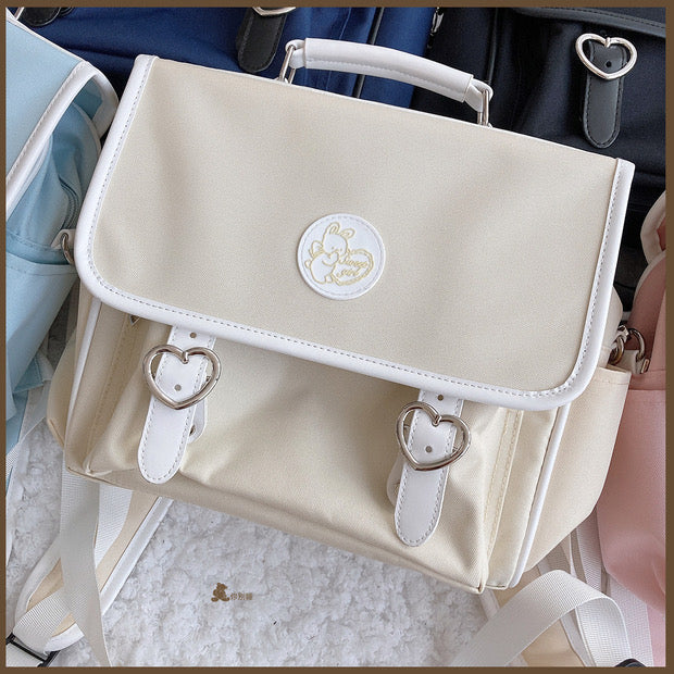 Kawaii Love Buckle Backpack
