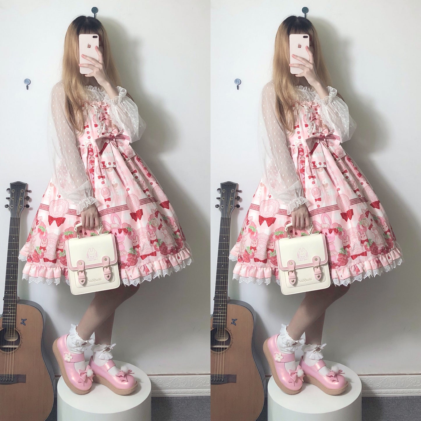 Vigorous Lolita Girl's Handbag/Cross-Body Bag
