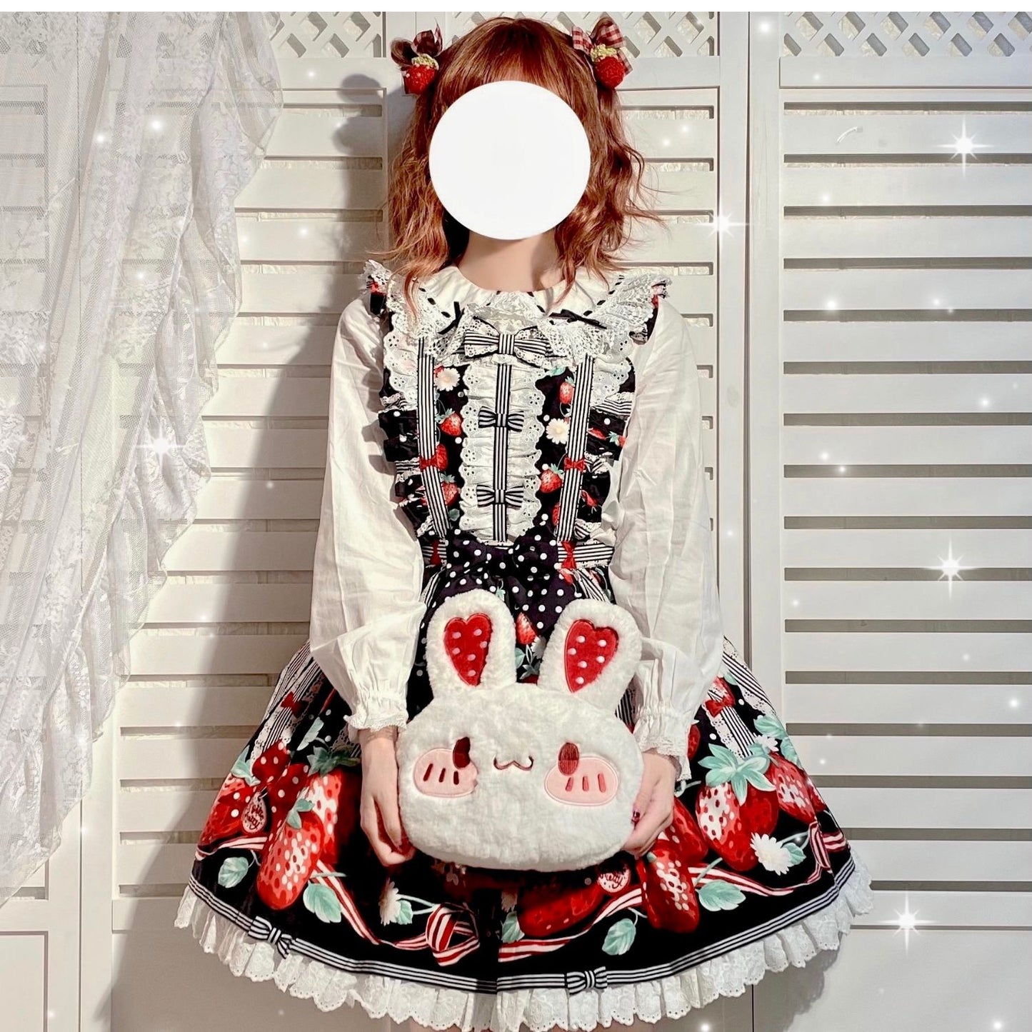 Rabbit Cherry Hairpin Cross-body Bag