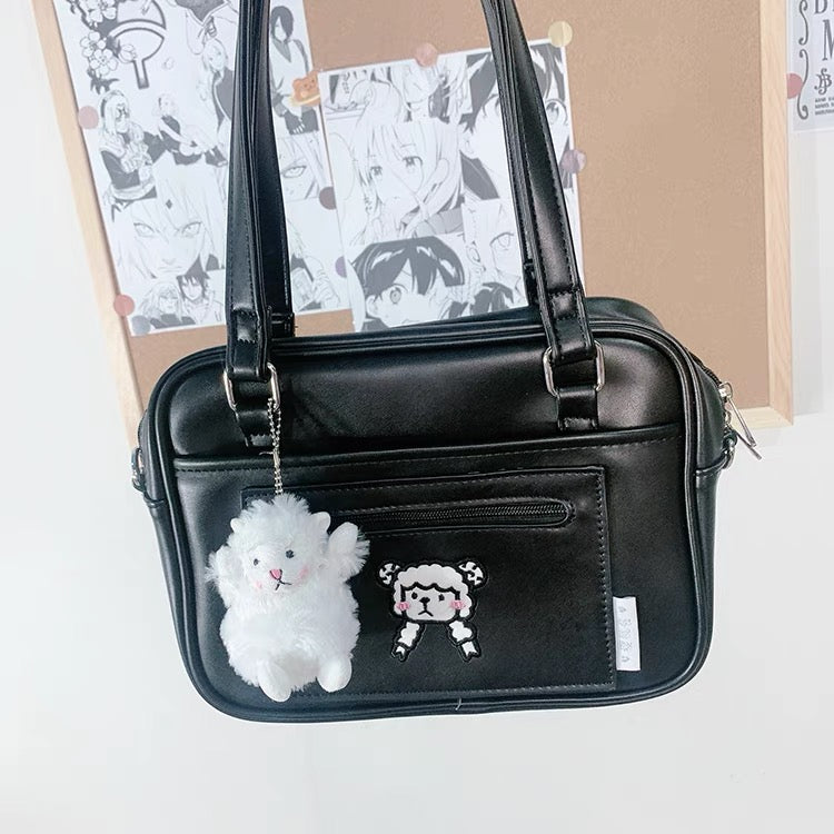 Sheep Solid Handbag By Cherry Studio