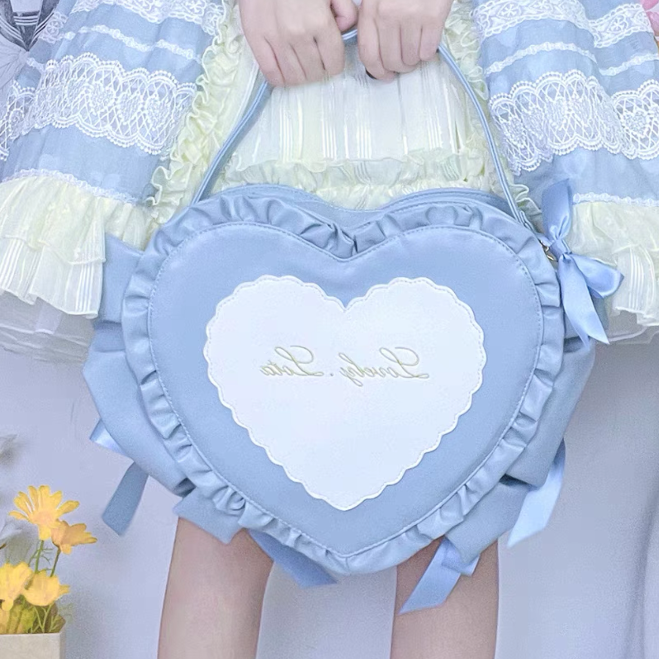 Concentric Love Shaped Bag By Lovely Lota