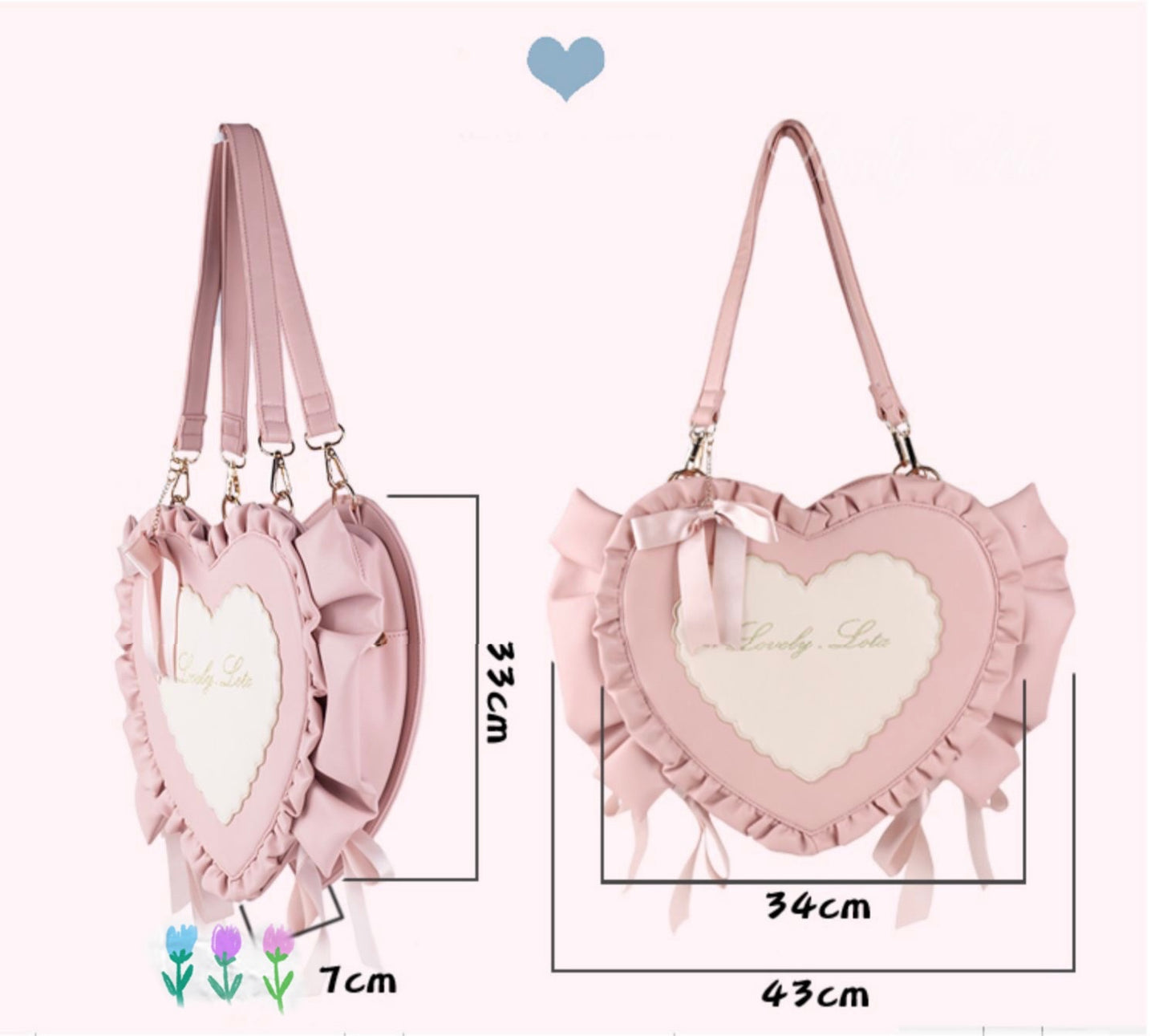 Concentric Love Shaped Bag By Lovely Lota