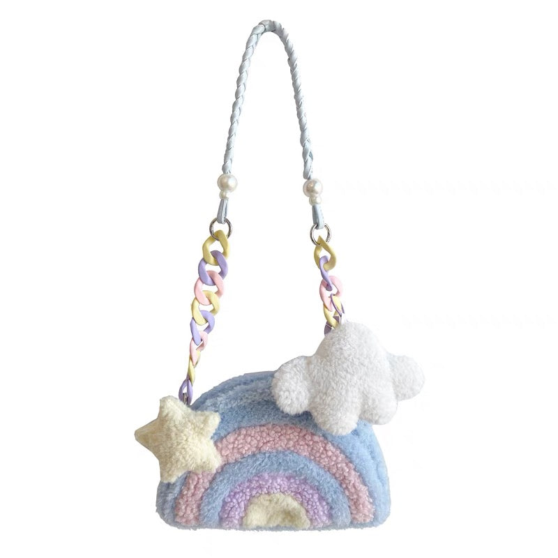 Rainbow Cloud Shoulder Bag By ChaCha