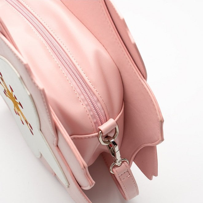 Pink Cherry Blossoms Large Capacity Shoulder Bag