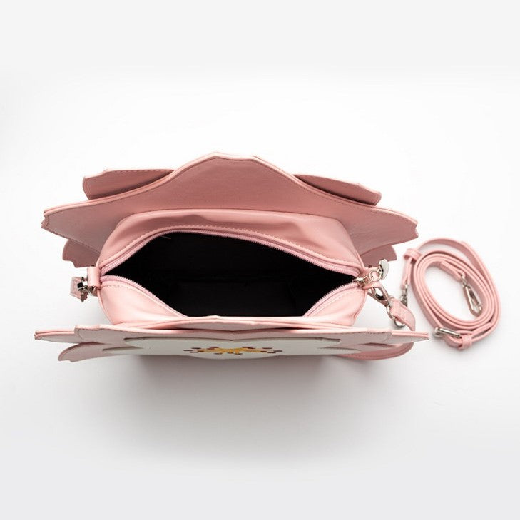 Pink Cherry Blossoms Large Capacity Shoulder Bag