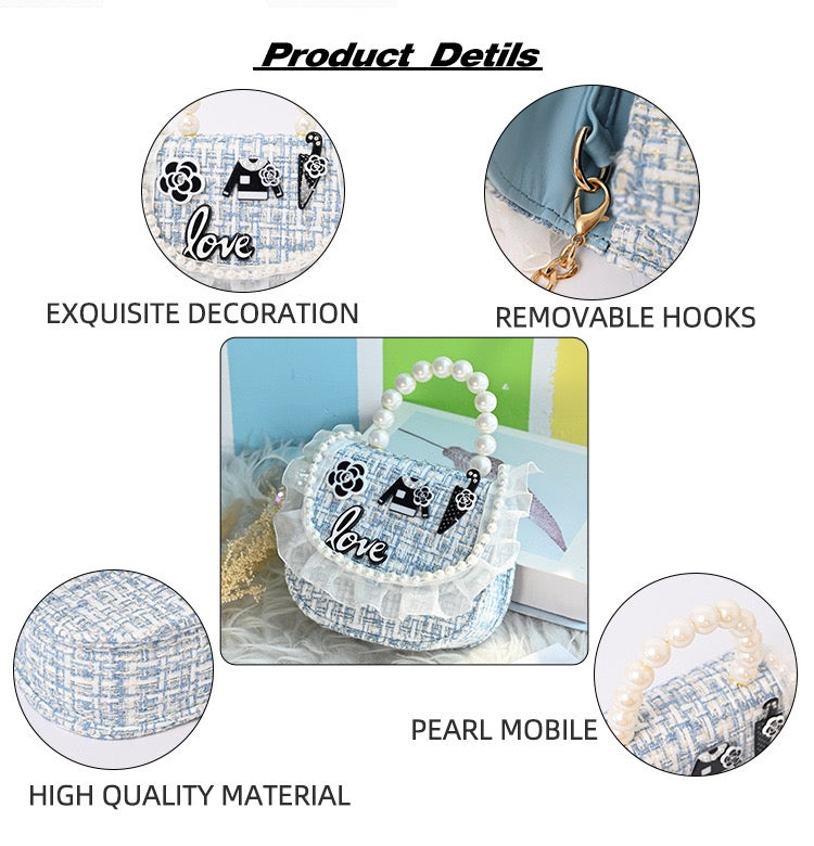 Cotton Hemp Senior Lolita Handbag