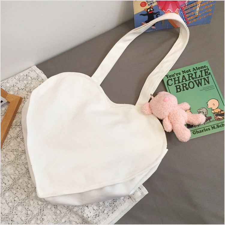 Reassuring Lovely Canvas Bag Lolita Shoulder Bag