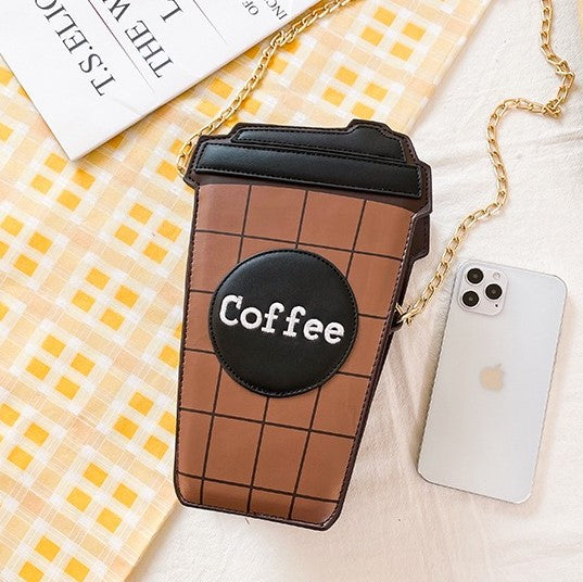 Coffee Lolita PU Bag