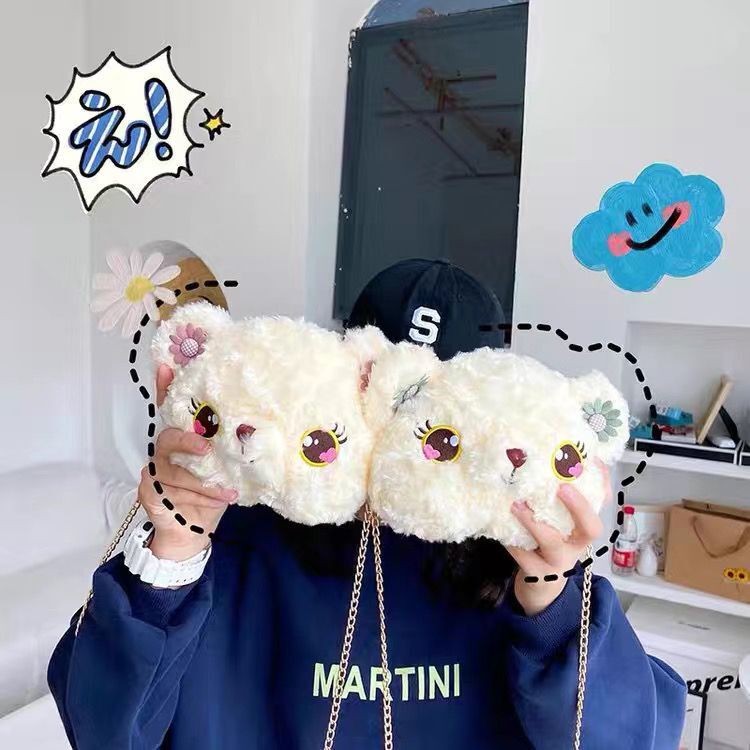 Beautiful Eyes Teddy Bear Plush Toy Lolita Bag