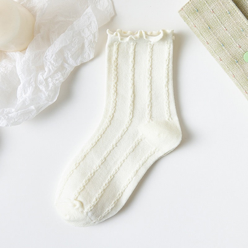 Cute Kawaii With Bows Knee Short Socks