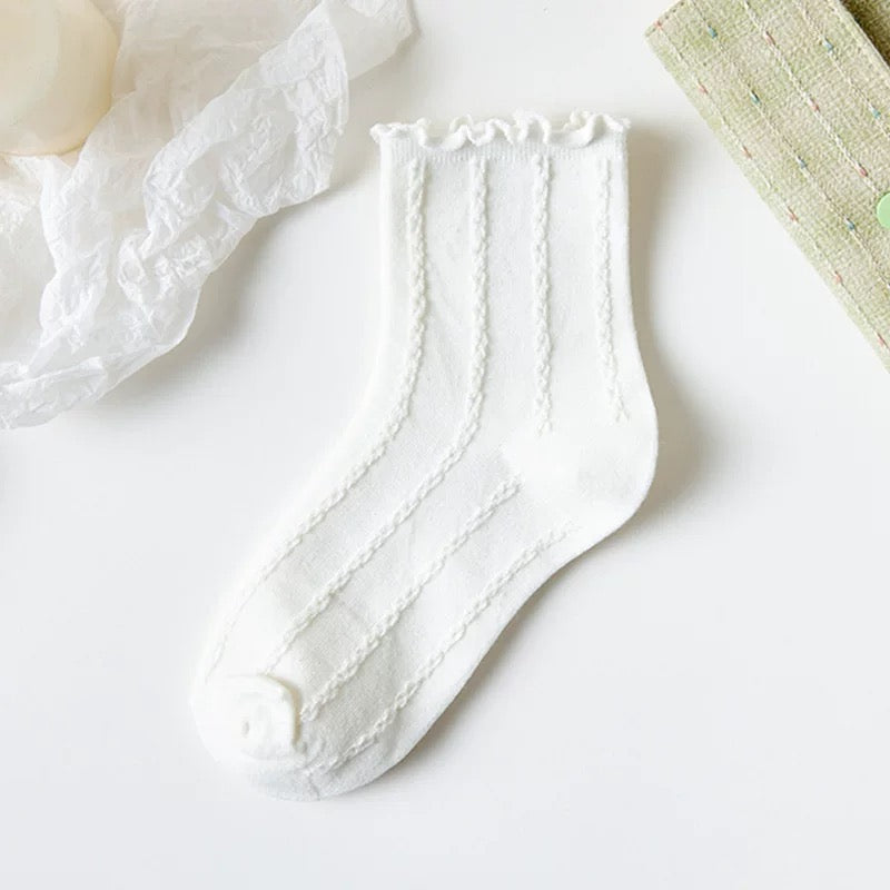 Cute Kawaii With Bows Knee Short Socks