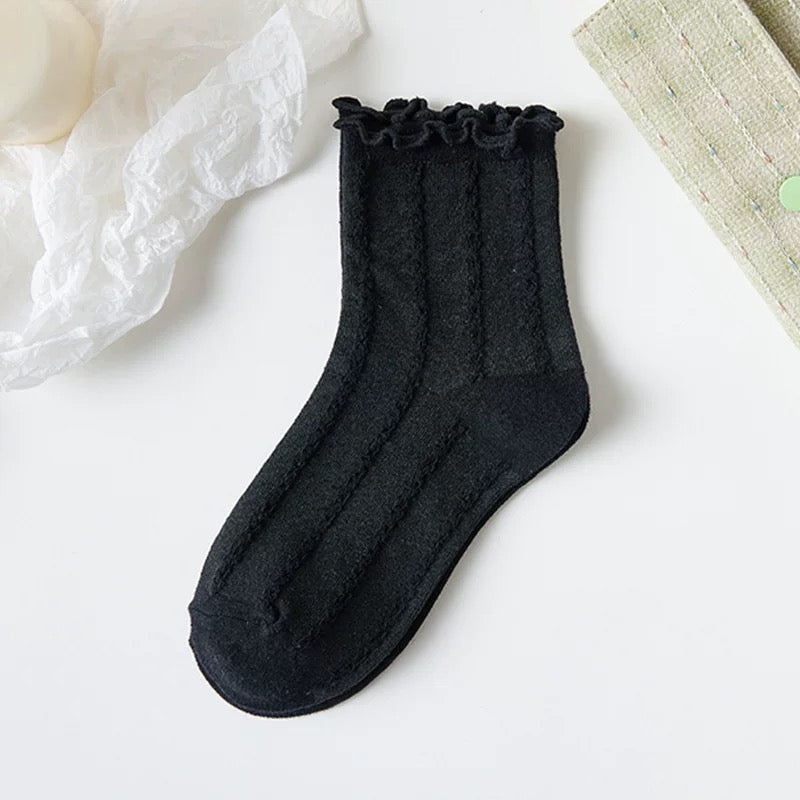 Cute Kawaii With Bows Knee Short Socks