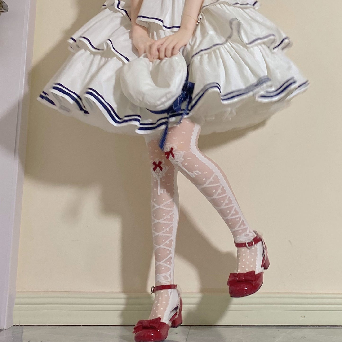 Printed Lolita Knee Stockings