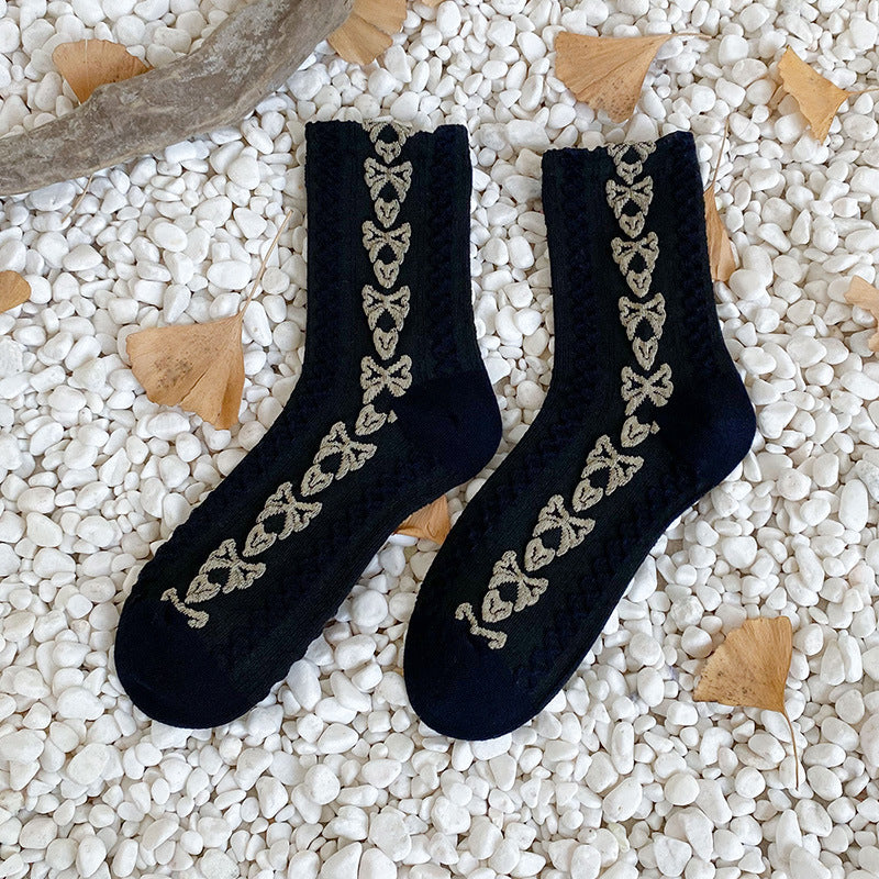 Gothic Lolita Cotton Ankle Socks