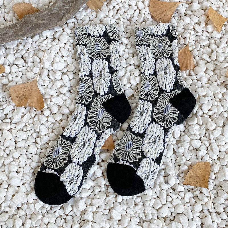 Gothic Lolita Cotton Ankle Socks