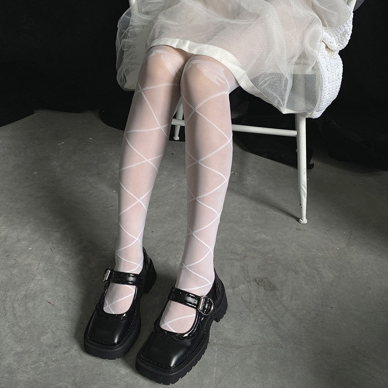 Bow Tie Silk Lolita Tights
