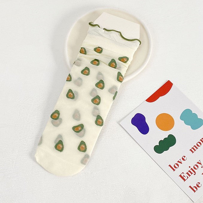 Lovely Fruit Thin Lolita Socks