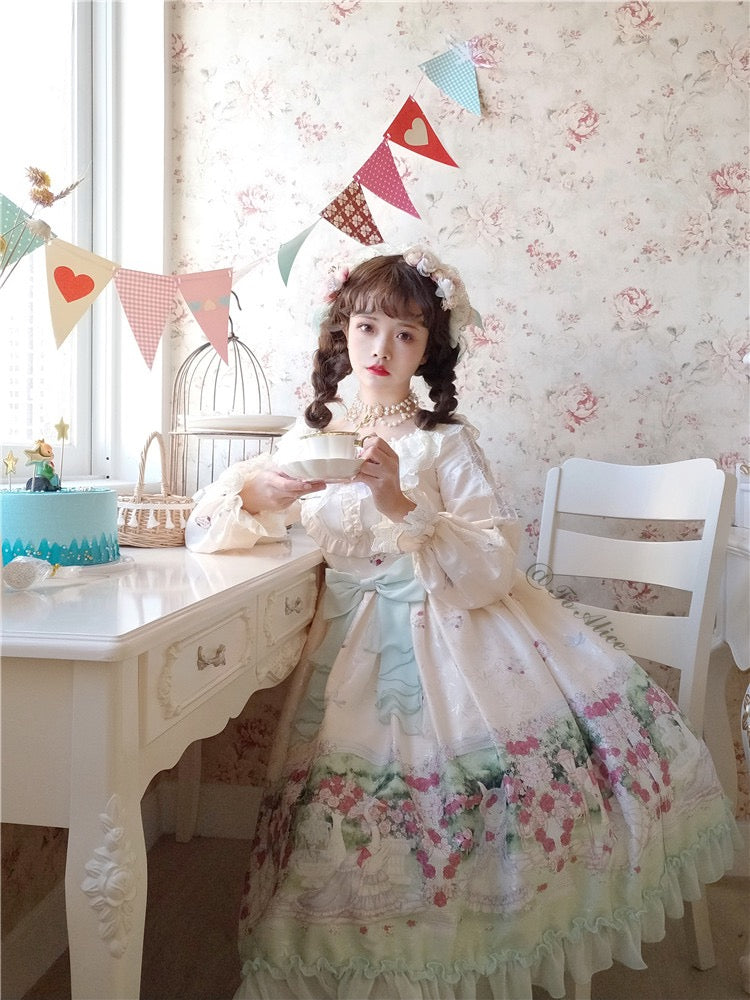 OP♥ Ready to Ship♥Fairytale Town♥ Sweet Lolita Dress OP