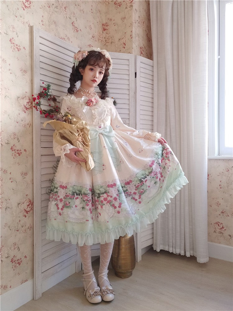 OP♥ Ready to Ship♥Fairytale Town♥ Sweet Lolita Dress OP