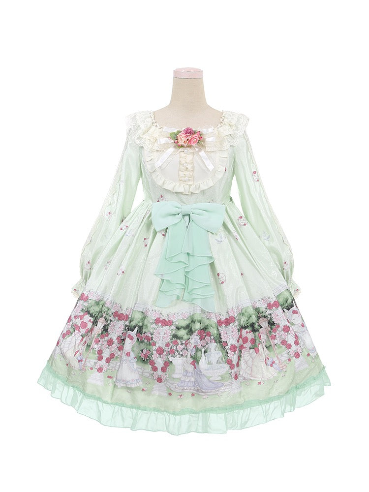 OP♥ Ready to Ship♥Fairytale Town♥ Sweet Lolita Dress OP