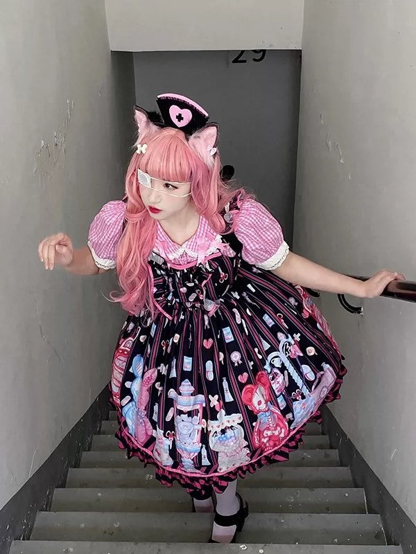 JSK Dress♥Ready to Ship♥Sweetie Hospital♥ Sweet Lolita Dress