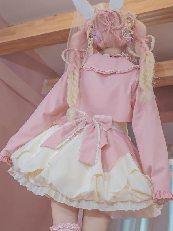 JSK Dress & Coat♥Ready to Ship♥Milky Puffs♥Kawaii Lolita Dress