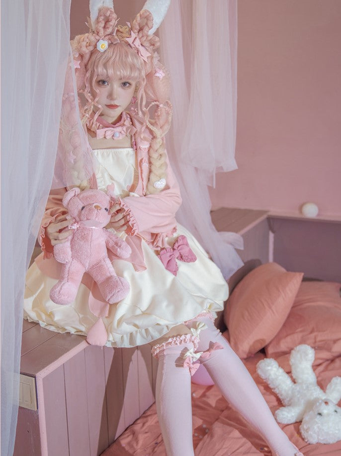 JSK Dress & Coat♥Ready to Ship♥Milky Puffs♥Kawaii Lolita Dress