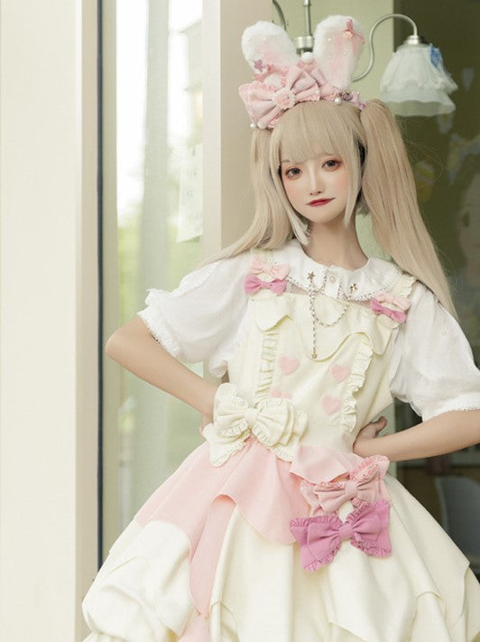 JSK Dress & Coat♥Ready to Ship♥Milky Puffs♥Kawaii Lolita Dress