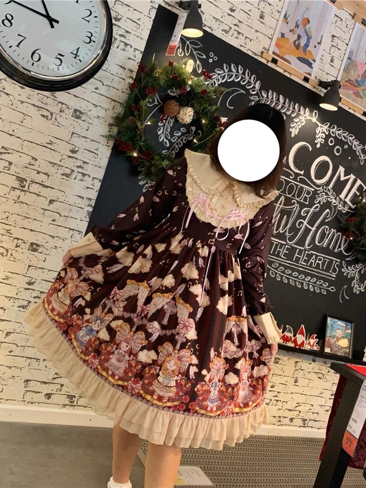 OP Dress♥Ready to Ship♥ Melody In Heaven ♥Sweet Lolita Long Sleeve Dress