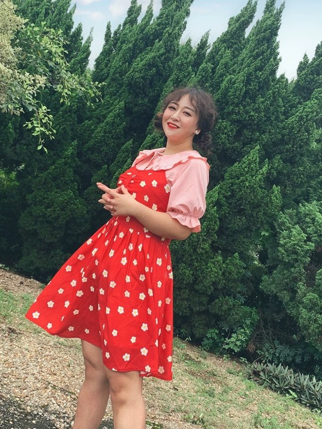 Agaric Hem Versatile Short-sleeved Blouse