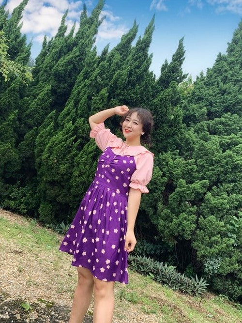 Agaric Hem Versatile Short-sleeved Blouse
