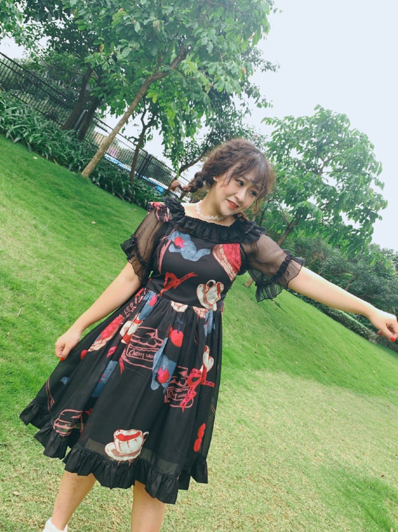 Summer Lolita Classic Lolita Falbala Blouse