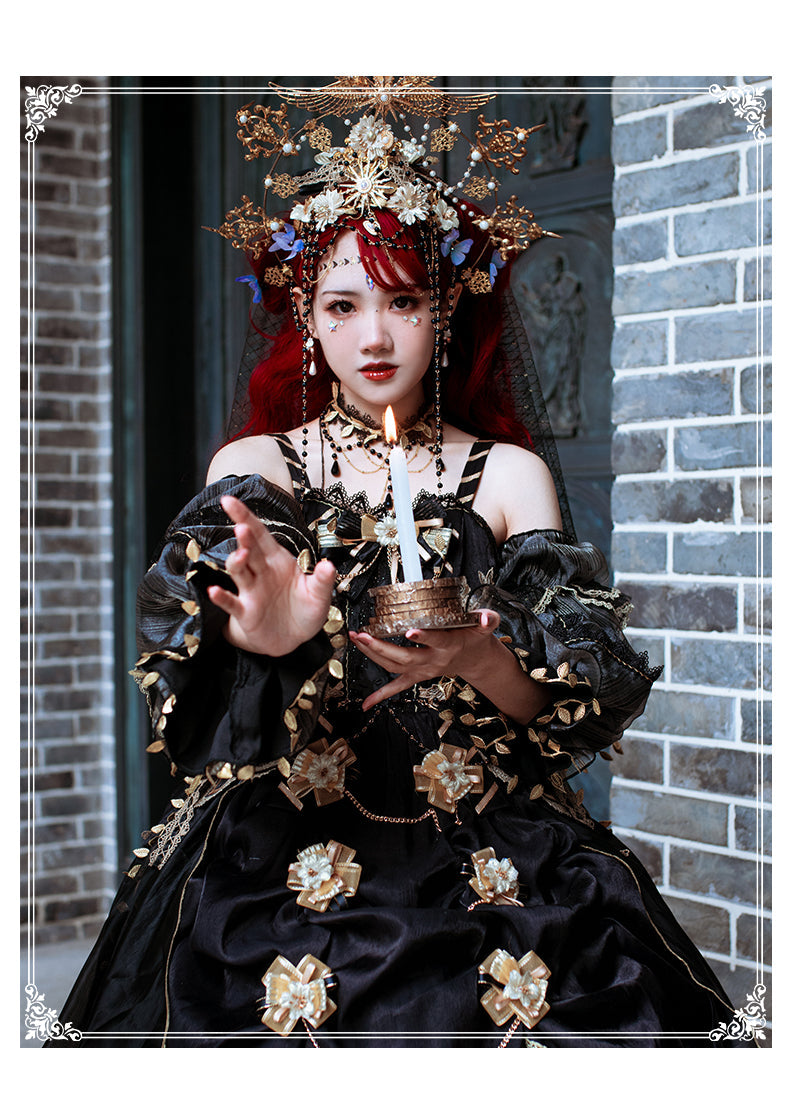 JSK♥Pre-order 4 weeks♥Golden Lily♥Sweet Lolita Dress