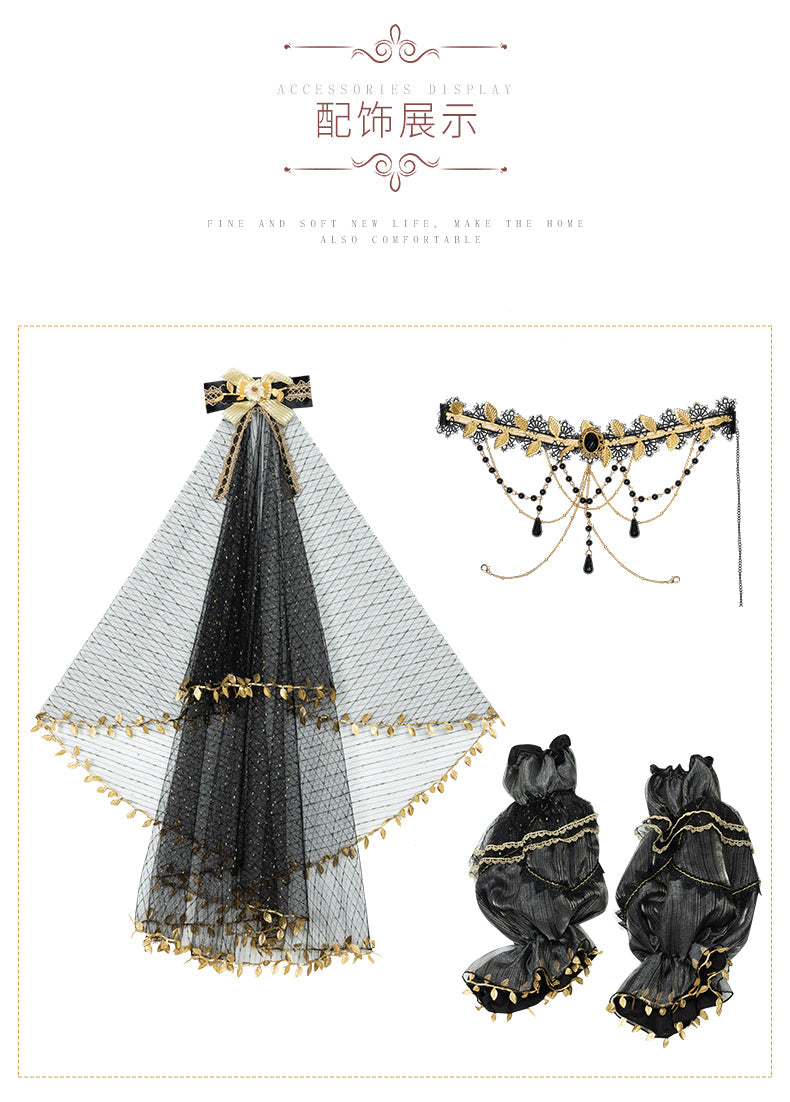 JSK♥Pre-order 4 weeks♥Golden Lily♥Sweet Lolita Dress