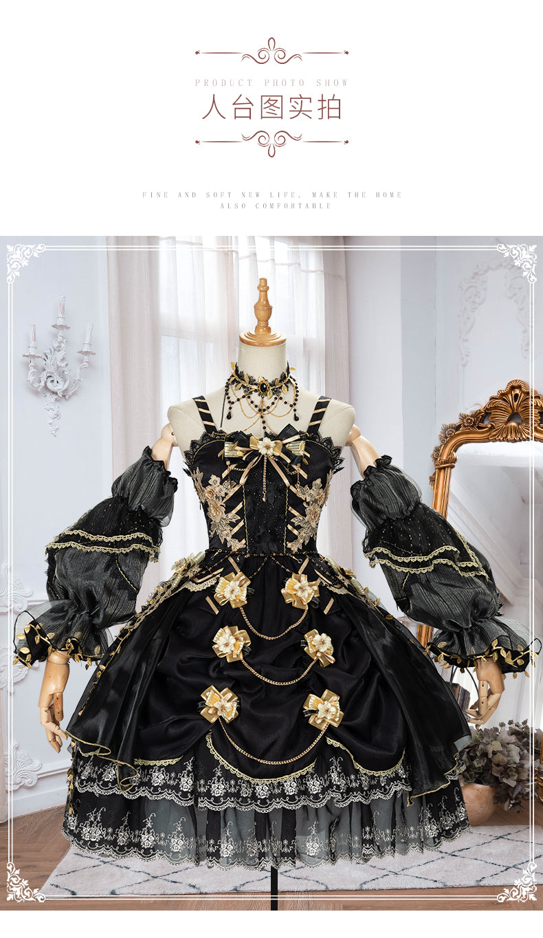 JSK♥Pre-order 4 weeks♥Golden Lily♥Sweet Lolita Dress