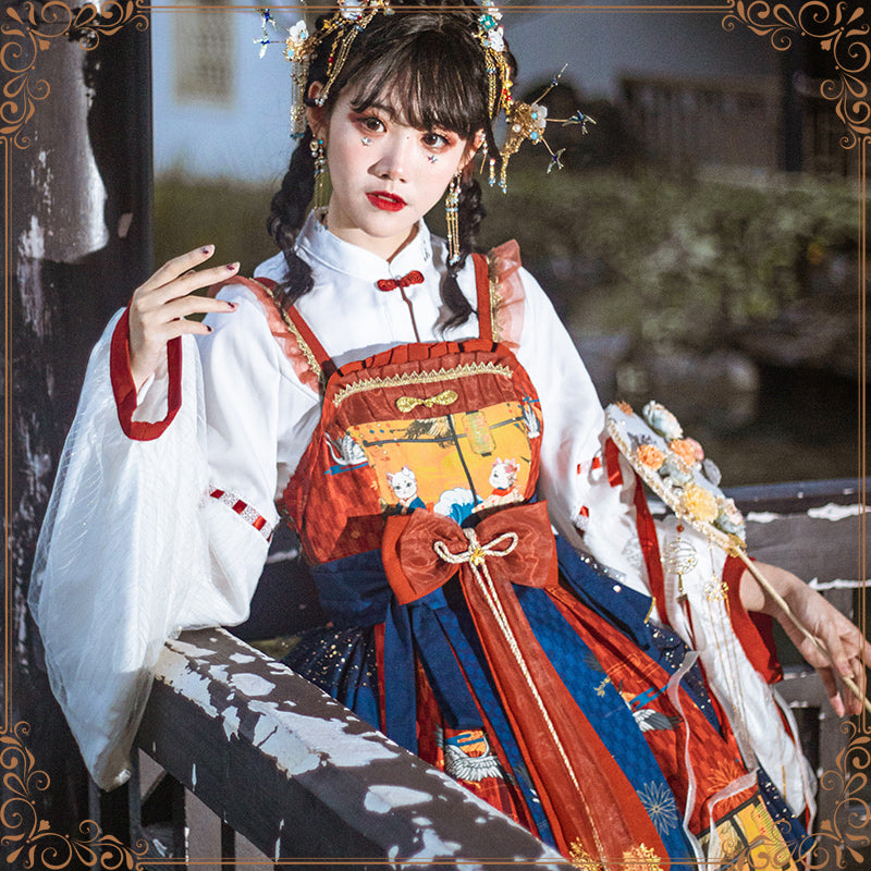 OP♥Pre-order 4 weeks♥Ukiyo Record♥Sweet Lolita Dress