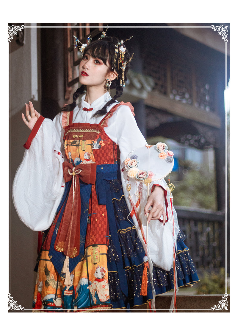 OP♥Pre-order 4 weeks♥Ukiyo Record♥Sweet Lolita Dress