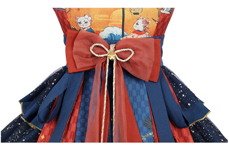 OP♥Pre-order 4 weeks♥Ukiyo Record♥Sweet Lolita Dress