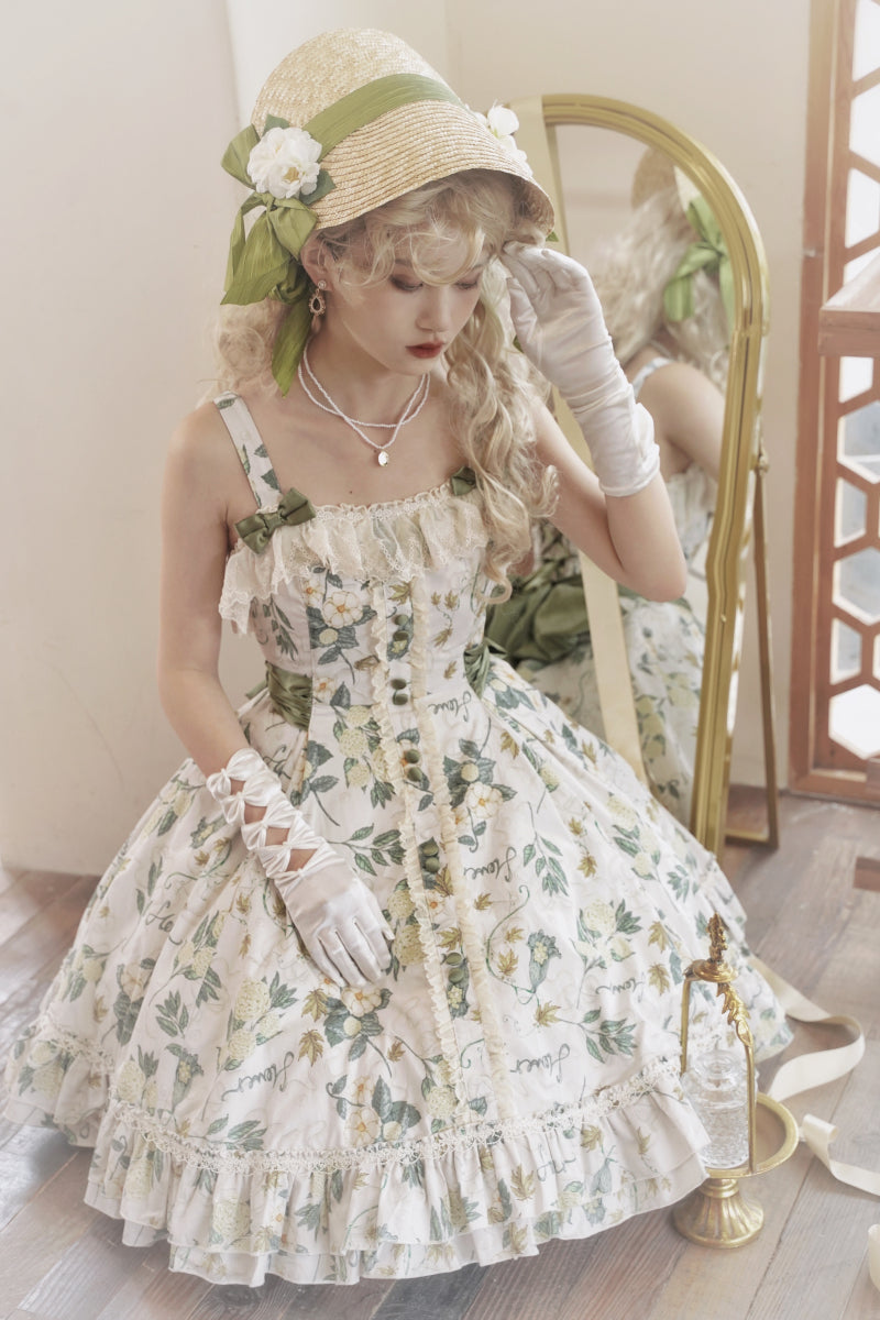JSK Dress ♥Pre-order 3 months♥ Camellia ♥ Romantic Lolita Dress