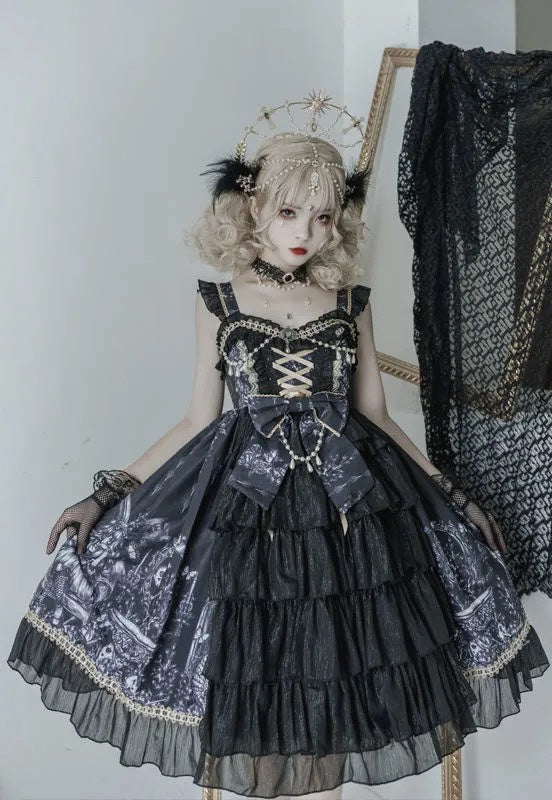 JSK♥ Ready to Ship♥Dragon Witch♥ Gothic Lolita Dress